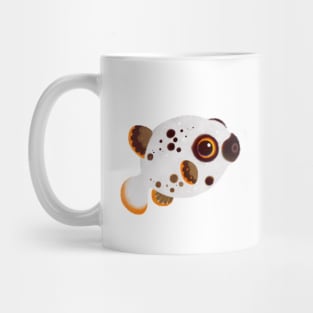 Black spotted puffer Mug